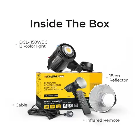 Digitek BI Color Continues LED Light. DCL-150WBC COMBO